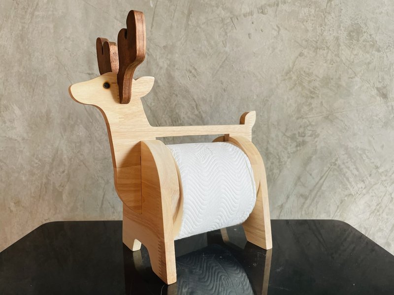 ที่ใส่ทิชชูม้วน ที่ใส่ทิชชูม้วนตัวสัตว์ - กล่องทิชชู่ - ไม้ 