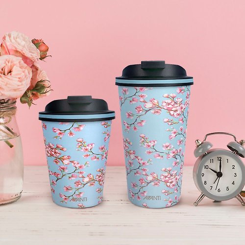 Avanti 【澳洲Avanti】不銹鋼雙層咖啡保溫杯 - Cherry Blossom
