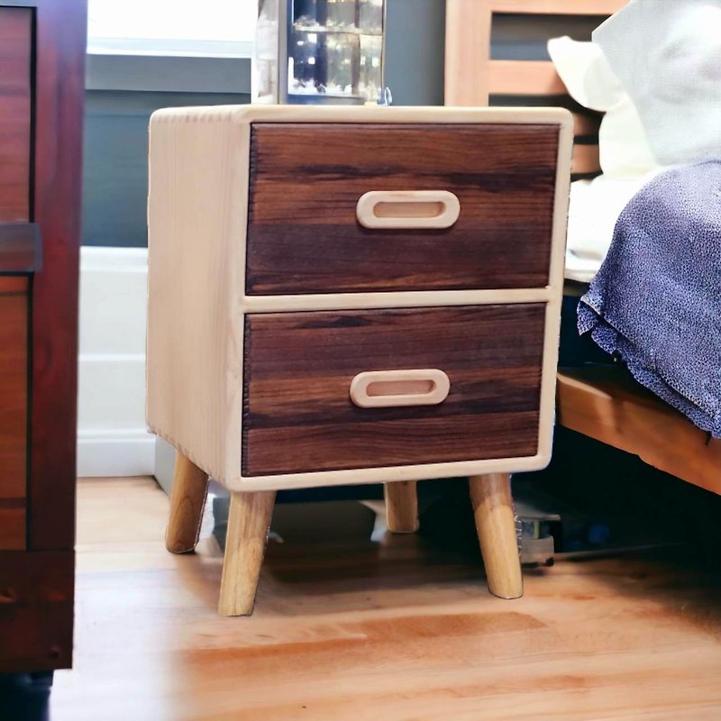 #Little Beetle No. 1 Bedside Table/Sofa Corner Table - Other Furniture - Wood Khaki