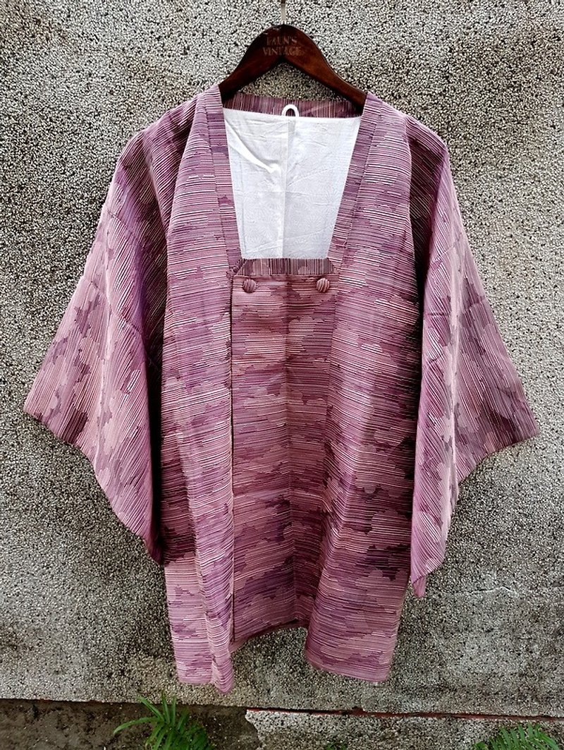 小龜葛葛 - 日本 立體雲朵花紋 手工縫製 道行和服外套 - 女大衣/外套 - 聚酯纖維 
