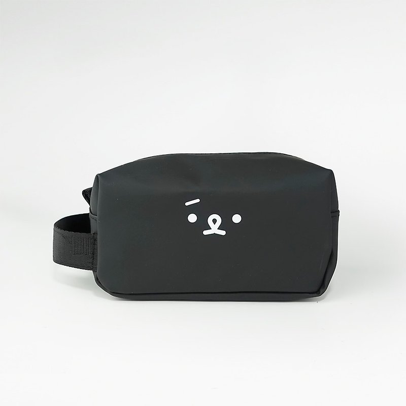 Urban Small Face Toilet Bag (Mist Black) - กระเป๋าเครื่องสำอาง - วัสดุกันนำ้ 