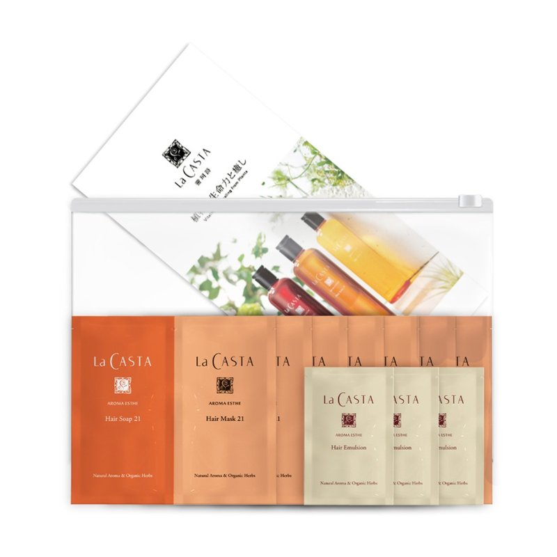 [Easy to try and convenient] Salon-grade essential oil care experience set/21 light and fluffy seven-day Japanese product - Shampoos - Other Materials Orange