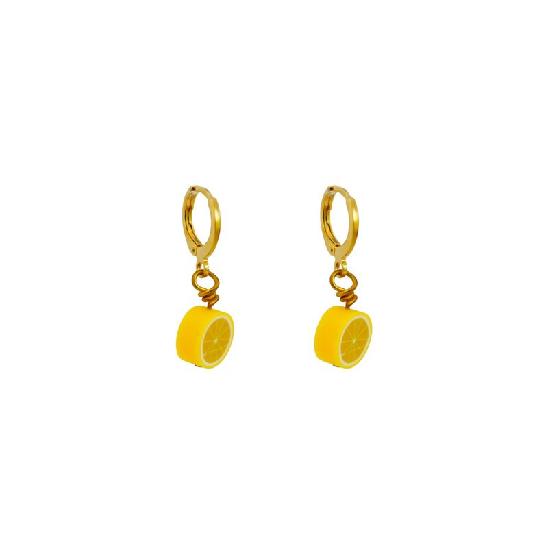 Lemons Earrings | by Ifemi Jewels - 其他 - 其他材質 金色
