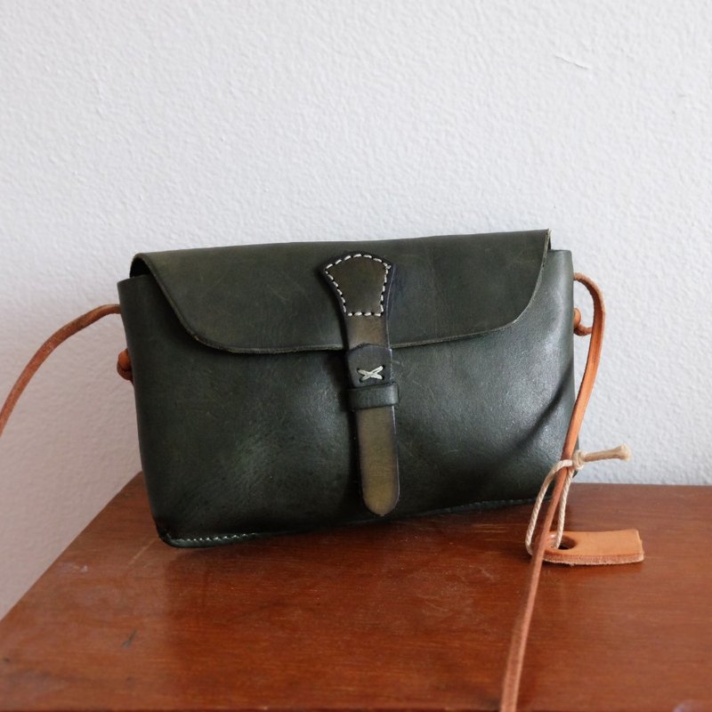 olive green mini bag