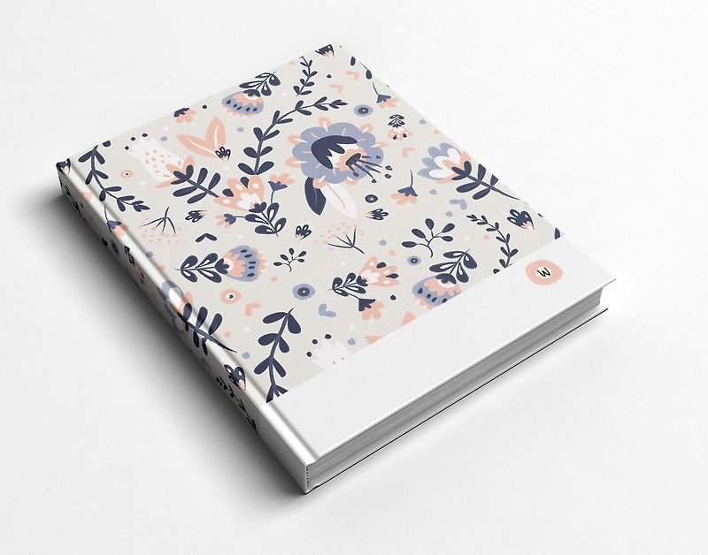 Rococo Strawberry WELKIN Handmade_Handmade Book/Notebook/Notebook/Diary-Spring Hand Painted Flowers - Notebooks & Journals - Paper 