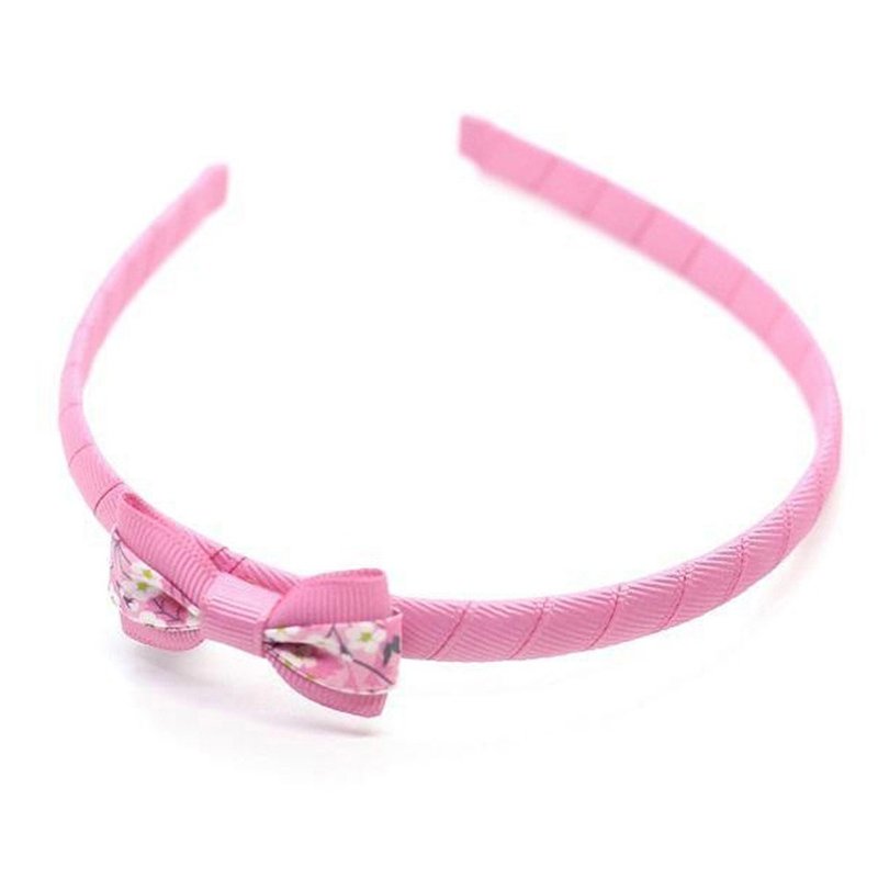 British Ribbies two-tone ribbon bow hair tie-Mitsi Rose - เครื่องประดับผม - เส้นใยสังเคราะห์ 