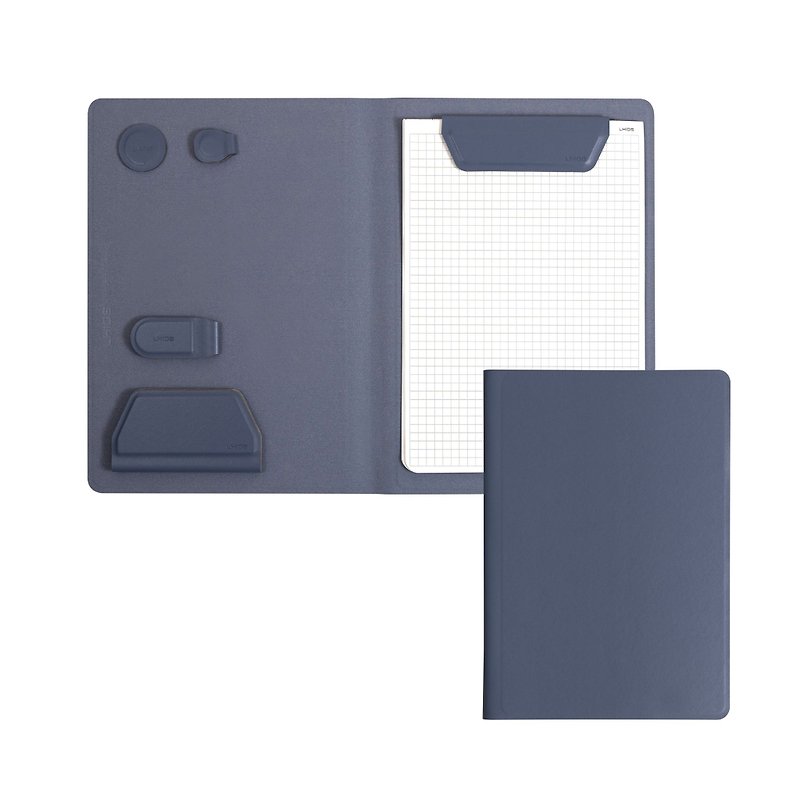 LHiDS Magnetic Notebook (A5) Lightweight Edition - Deep Winter Night Blue (Four Seasons Series) - สมุดบันทึก/สมุดปฏิทิน - วัสดุอื่นๆ 