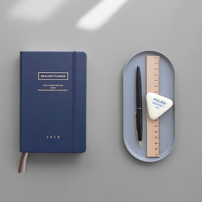 ICONIC 2018 calendar strap log (Aging) - Deep sea water, ICO50589 - Notebooks & Journals - Paper Blue