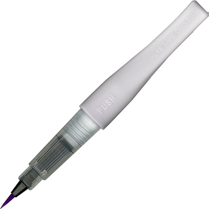 【Kuretake Japanese Kuretake】ZIG Shiny Bright Color Soft Brush Brush Purple - Other Writing Utensils - Other Materials 