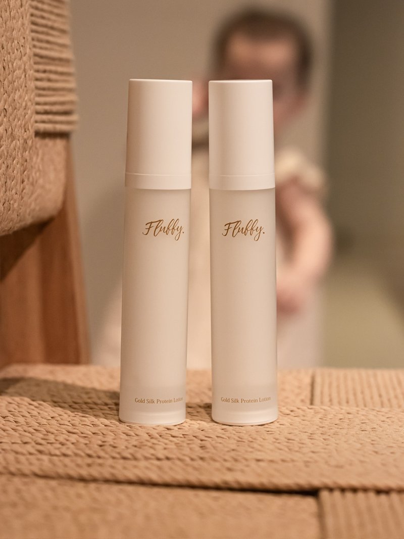 Pinkoi限定兩入組－水光澤黃金蠶絲蛋白維他命E乳液 50ml - 臉部乳液 - 濃縮/萃取物 白色