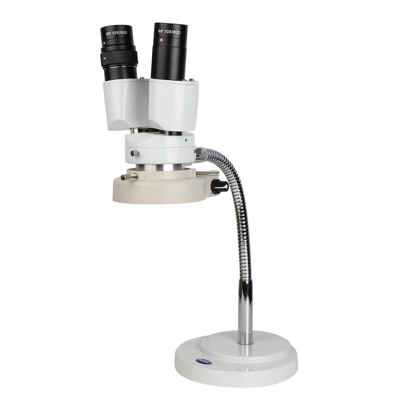 8x Technician's Binocular Stereo Microscope LED Dimmable Illuminator MSH301-LED - อื่นๆ - อลูมิเนียมอัลลอยด์ ขาว