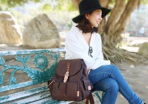 [Light Sweet Caramel] Classic Lovely Backpack (Strap Thickened Upgrade) -  Latte Coffee (MIT Made)