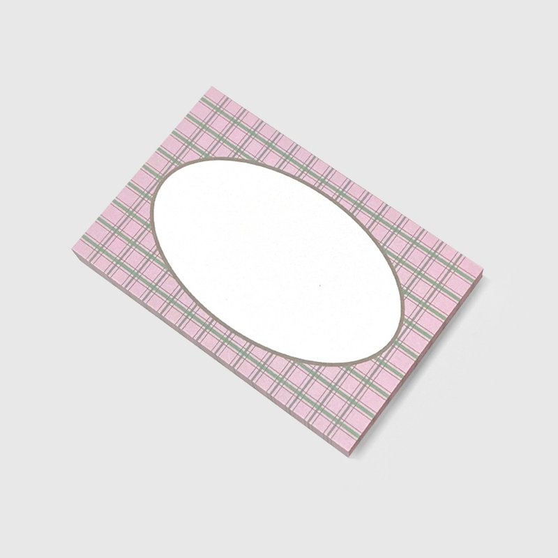 Teddy pink  | Memo Pad - 便條紙/便利貼 - 紙 粉紅色