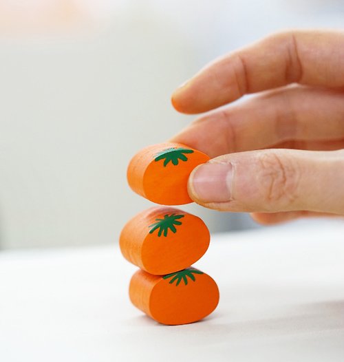 JOOJOO STUDIO Mini Tangerine Wood Object
