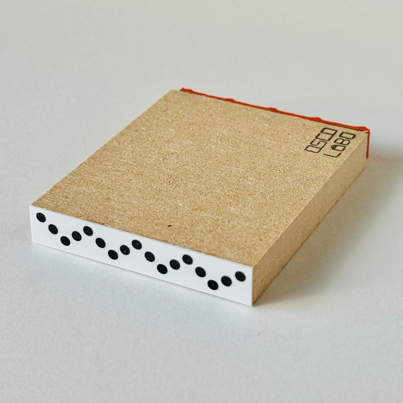 shape x pattern line: snaky dot - Stamps & Stamp Pads - Rubber 