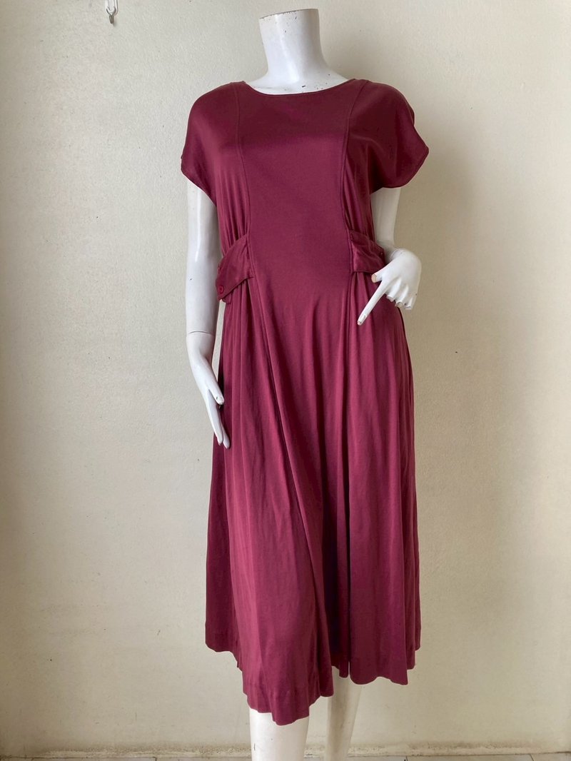 Vintage Cacharel Cotton Dress Size F - 洋裝/連身裙 - 棉．麻 