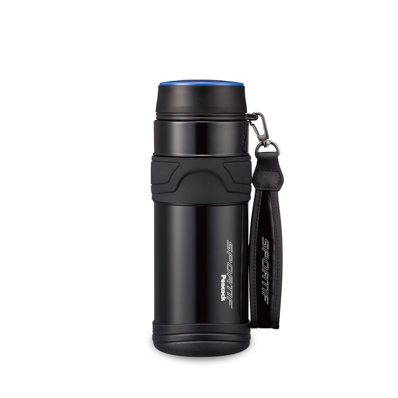 【孔雀Peacock】800ML  316不鏽鋼保冷杯/保溫杯 運動專家-黑色 - 保溫瓶/保溫杯 - 不鏽鋼 黑色