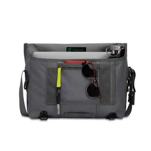 TIMBUK2 2wayショルダーバッグ グリーン×グレー ツートーン