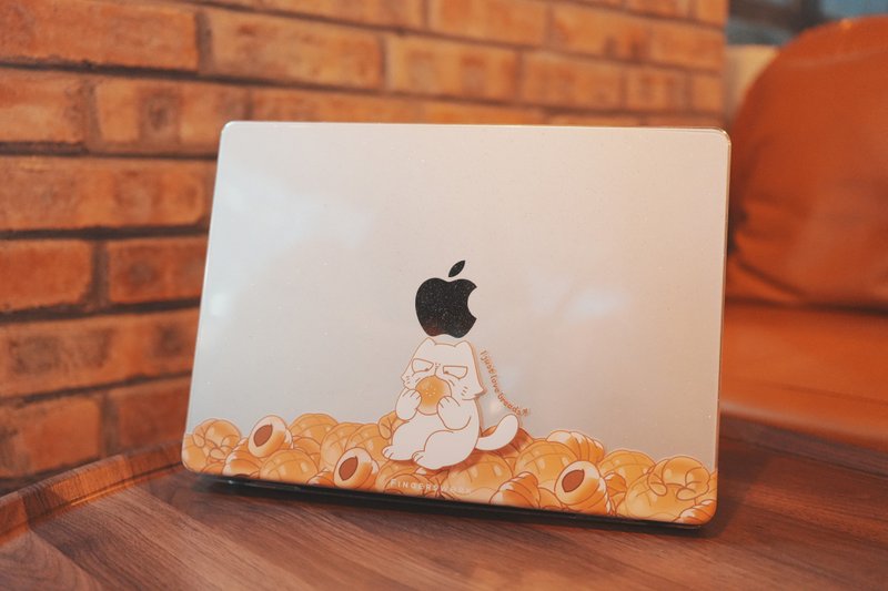 星砂款 I Just Love Breads 透明電腦殼 MACBOOK CASE - 平板/電腦保護殼/保護貼 - 塑膠 透明