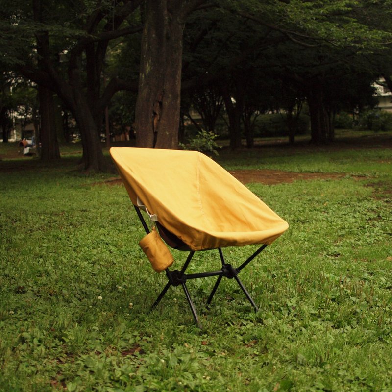 Camping chair cover (yellow) - ชุดเดินป่า - ผ้าฝ้าย/ผ้าลินิน สีเหลือง