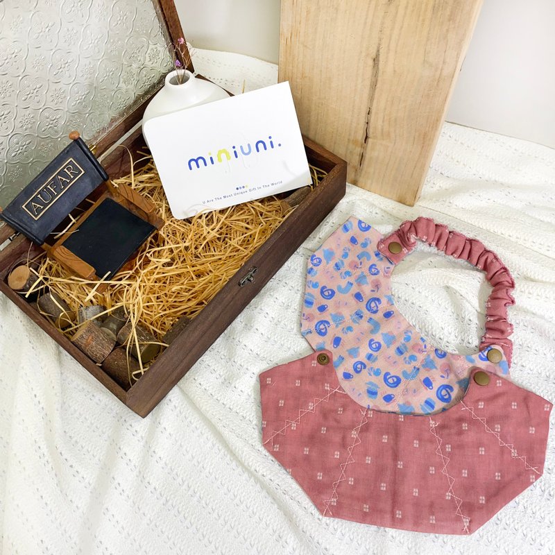 玲型Z字壓紋口水巾 - 圍兜/口水巾 - 棉．麻 