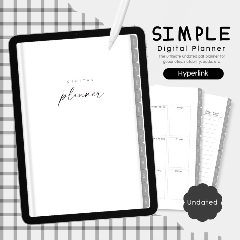 Digital Bullet journal (Minimal) - 電子手帳及素材 - 其他材質 