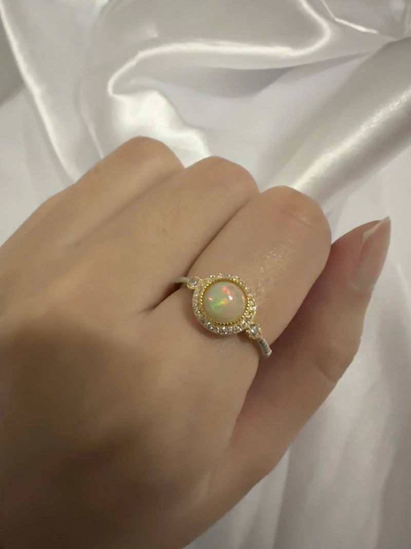 Heartfelt - Opal Ring #2 - แหวนทั่วไป - คริสตัล หลากหลายสี