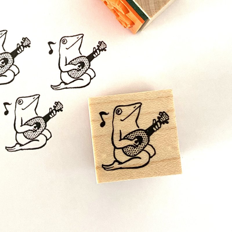 Stamp Frog Ukulele - Stamps & Stamp Pads - Wood Khaki