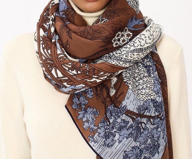 INOUI EDITIONS】キャトルセゾン ウールスカーフ/NATURAL - ショップ