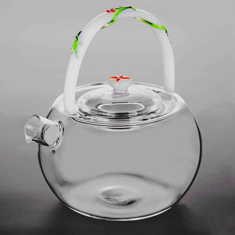 glass elegant kettle - Teapots & Teacups - Glass Transparent