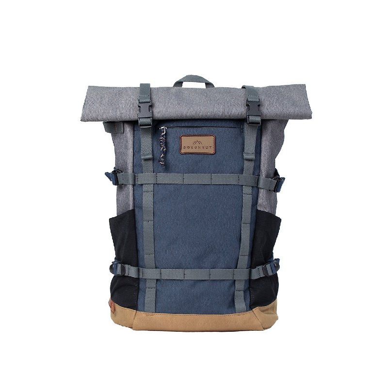 [DOUGHNUT] PARATROOPER HA Backpack Water-Repellent Decompression Strap/Nautical Blue - กระเป๋าเป้สะพายหลัง - ไนลอน สีน้ำเงิน