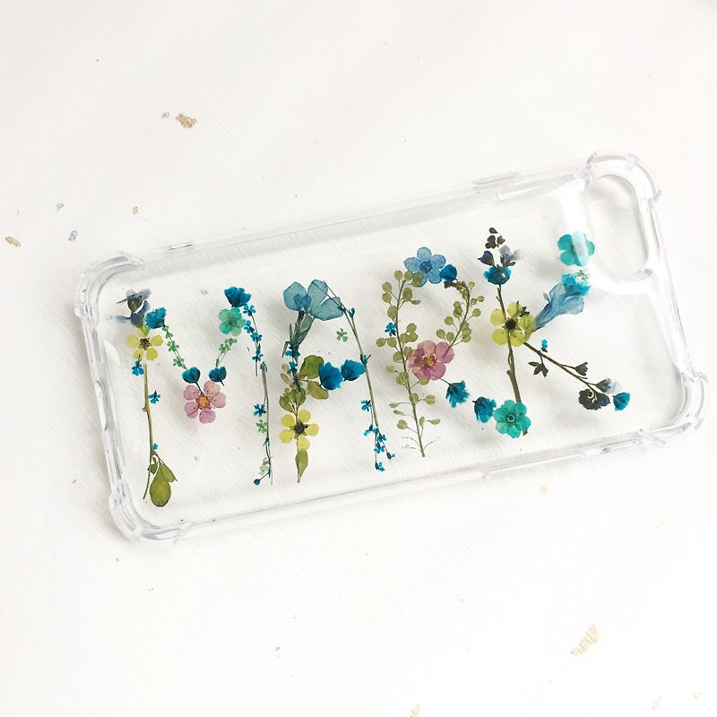 Custom made pressed flower phonecase - Phone Cases - Plastic 