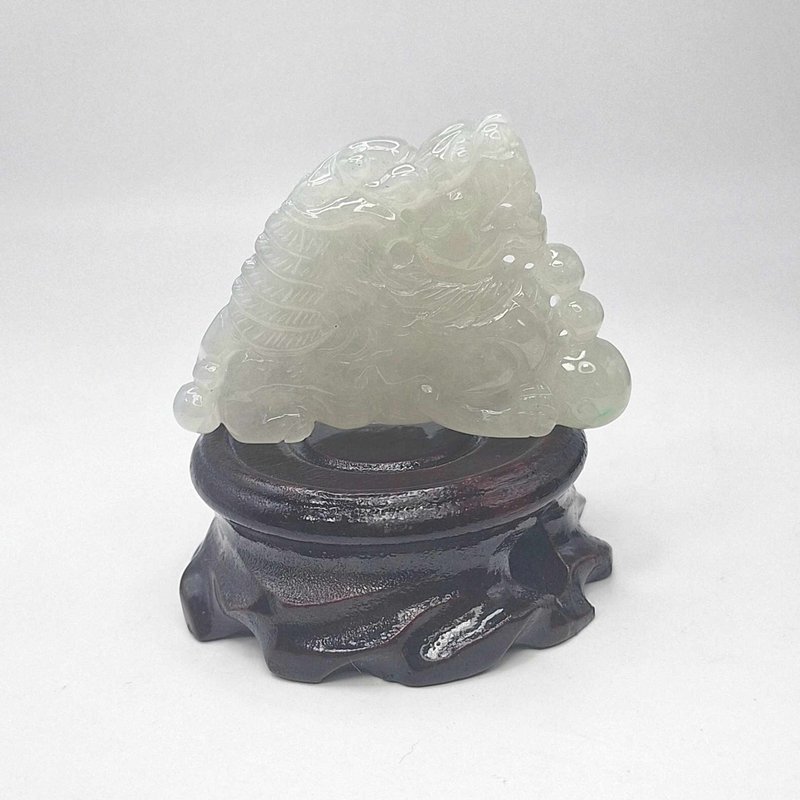 Ice Seiko Feitian Pixiu | Natural Burmese Jade A Grade Jadeite - สร้อยคอ - หยก 