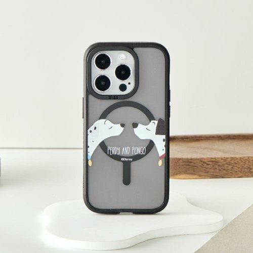 TOYSELECT Disney Cats And Dogs-彭哥與白佩蒂極光霧透MagSafe iPhone手機