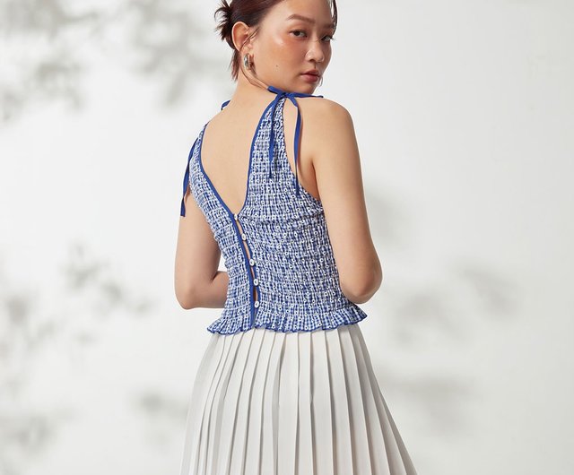 APRILPOOLDAY / Amelie Smock Top - Shop APRILPOOLDAY Women's