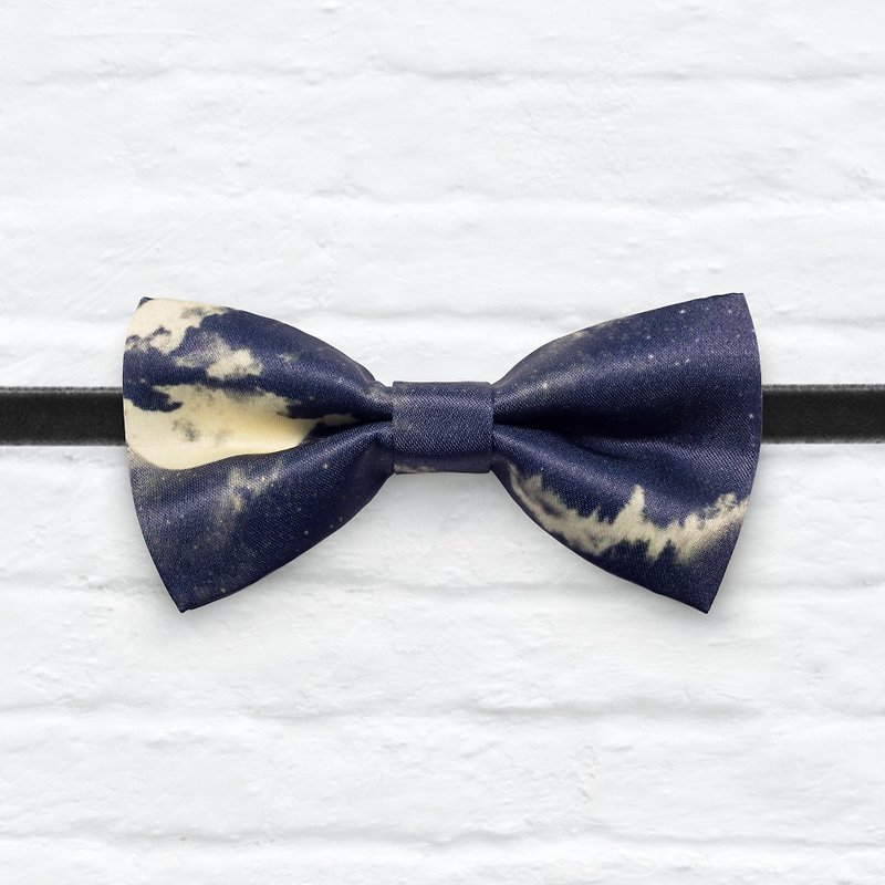 Style 0272 Modern Boys Bowtie, Toddler Bowtie Toddler Bow tie, Groomsmen bow tie, Pre Tied and Adjustable Novioshk - Chokers - Polyester Blue
