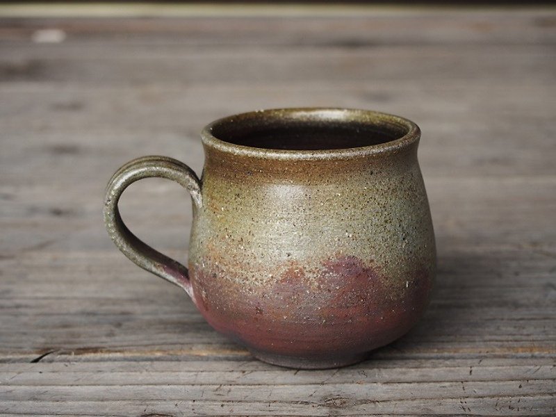 Bizen coffee cup (middle) _ c 2 - 0 90 - Mugs - Pottery Brown