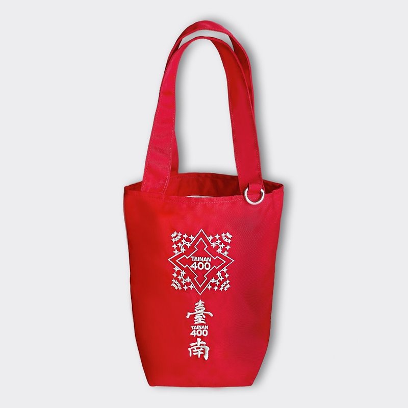 Tainan 400 water-repellent universal bag-Wu Temple Wall Red - กระเป๋าถือ - วัสดุกันนำ้ สีแดง