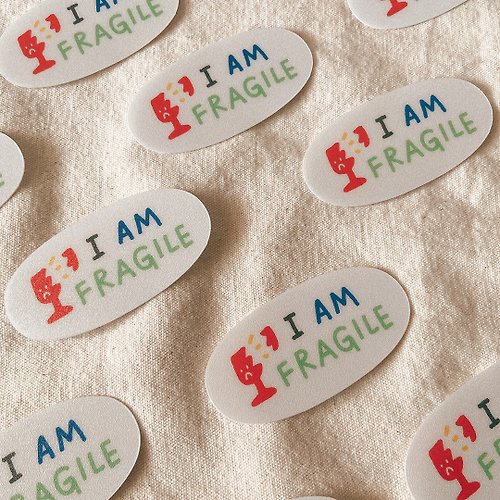 口袋吐司 I Am Fragile (Acrylic Sticker)