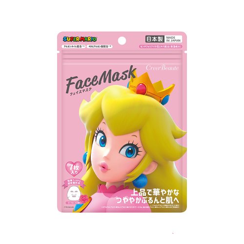 NOL/BANDAI 入浴球 臺灣代理(唯可) 碧姬公主保濕面膜7枚入(日本製)(限量)