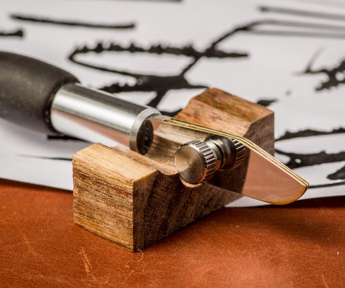 Nik`s Pens Hand made ruling pen for expressive calligraphy/Three blades/Wood turning/