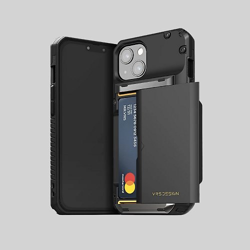 AKTI 科技館 VRS Design | iPhone 13 Damda G-Pro插卡手機殼-黑