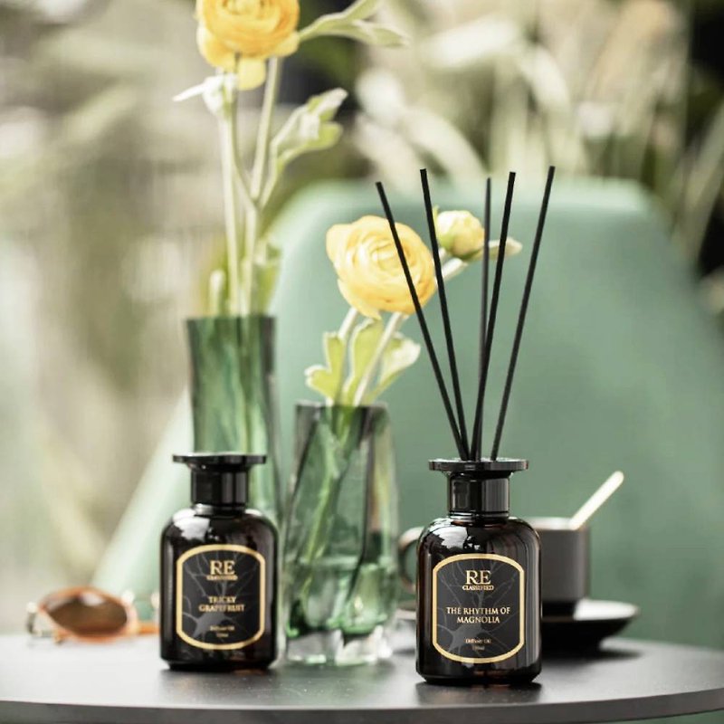 [RE Fragrance Room] Indoor Fragrance Diffuser-Classic Series 150ml Space Fragrance Aromatherapy - Fragrances - Glass Black
