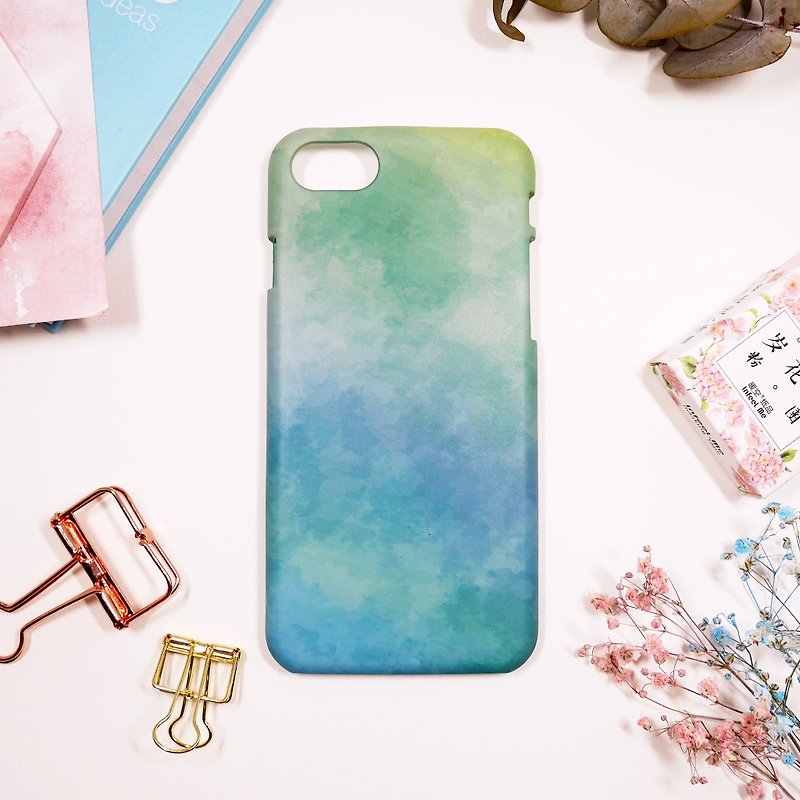 Blooming Green-Hard Case (iPhone.Samsung Samsung, HTC, Sony.ASUS mobile phone case cover) - Phone Cases - Plastic Green
