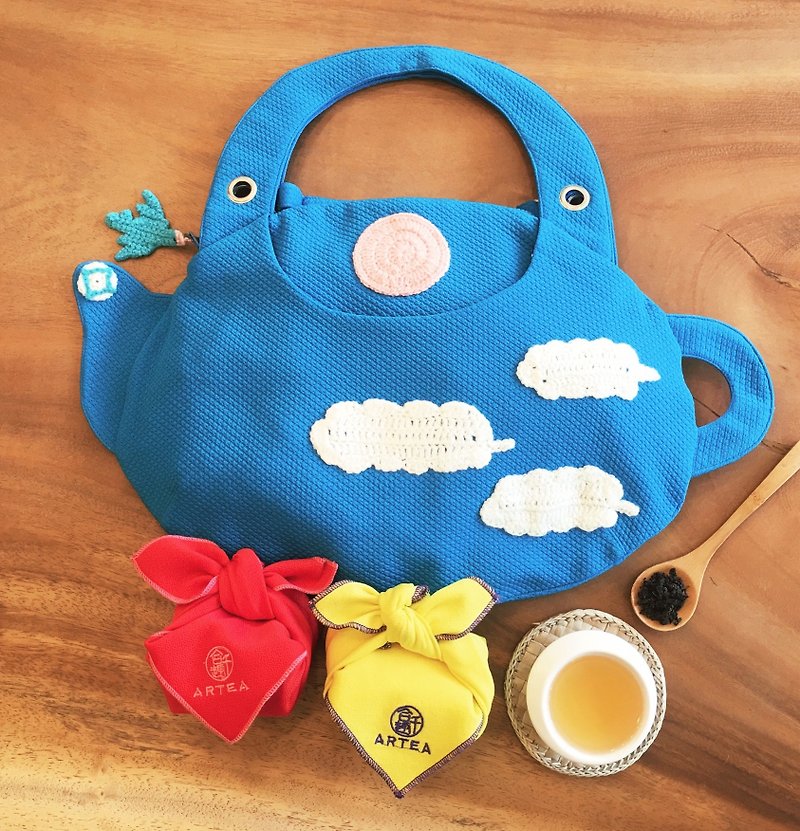 Value Limited Fukuai [2 hand-picked tea + a pot of sunny handbag] [Taiwan, Hong Kong and Macao free] ARTEA - Tea - Polyester Multicolor