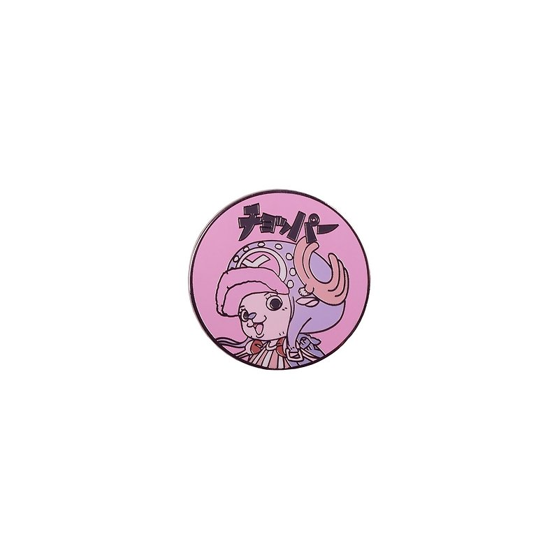 【買包加價購區】航海王徽章聯名款-喬巴 - 徽章/別針 - 其他金屬 粉紅色