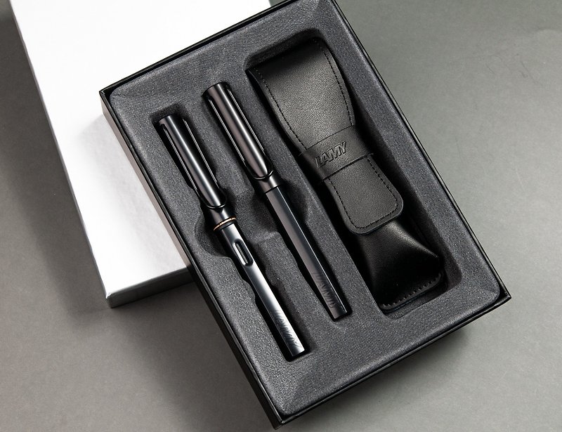 LAMY double pen set gift box (fountain pen + ballpoint pen) / Al star series-colorful - ปากกาหมึกซึม - อลูมิเนียมอัลลอยด์ หลากหลายสี