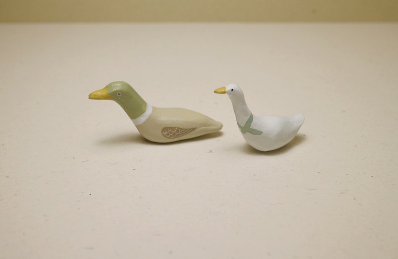 Yu Kee Duck & Goose Decoration - ของวางตกแต่ง - ดินเหนียว 