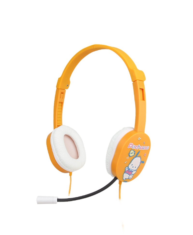 兒童電腦立體聲耳機 - Pochacco - 耳機/藍牙耳機 - 塑膠 橘色