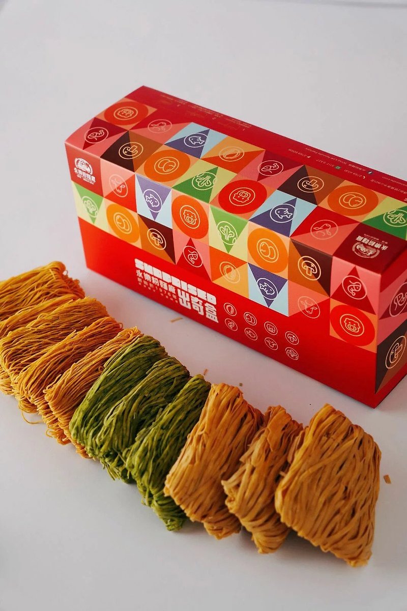 [Christmas Gift Exchange] Yongle Surprise Box | Mixed Noodle Flavor - 12pcs - Noodles - Fresh Ingredients Yellow